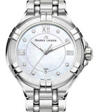 Maurice Lacroix Aikon White Mother of Pearl Dial Silver Steel Strap Watch for Women - AI1004-SS002-170-1 Buy Now By Maurice Lacroix