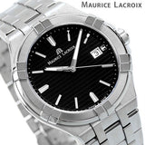 Maurice Lacroix Aikon Venturer Black Dial Silver Steel Strap Watch for Men - AI1008-SS002-331-1 Buy Now By Maurice Lacroix