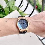 Maurice Lacroix Aikon Date Limited Edition Blue Dial Blue Leather Strap Watch For Men - AI1028-BRZ01-420-1 Buy Now By Maurice Lacroix