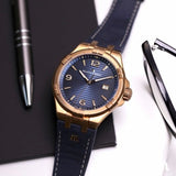 Maurice Lacroix Aikon Limited Edition Blue Dial Blue Leather Strap Watch For Men - AI6008-BRZ01-420-1 Buy Now By Maurice Lacroix