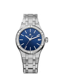 Maurice Lacroix Aikon Date Blue Dial Silver Steel Strap Watch for Men - AI1108-SS002-430-1 Buy Now By Maurice Lacroix