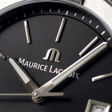 Maurice Lacroix Aikon Date Quartz Black Dial Silver Steel Strap Watch for Men - AI1108-SS002-330-1 Buy Now By Maurice Lacroix