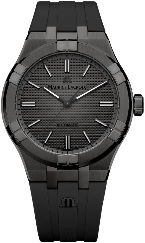 Maurice Lacroix Aikon Automatic Gunmetal Dial Black Rubber Strap Watch For Men - AI6008-PVB00-330-2 Buy Now By Maurice Lacroix