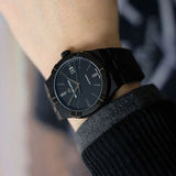 Maurice Lacroix Automatic Date Black Dial Black Leather Strap Watch For Men - AI6008-PVB01-330-1 Buy Now By Maurice Lacroix