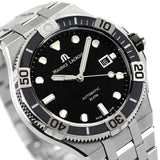 Maurice Lacroix Aikon Venturer Black Dial Silver Steel Strap Watch for Men - AI6058-SS002-330-1 Buy Now By Maurice Lacroix