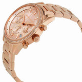 Michael Kors Ritz Chronograph Rose Gold Dial Rose Gold Steel Strap Watch for Women - MK6357 Buy Now By Michael Kors