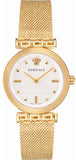Versace Meander Greca White Dial Gold Mesh Bracelet Watch for Women - VELW00820 Buy Now By Versace