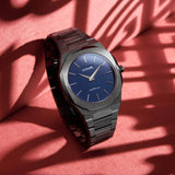 D1 Milano Ultra Thin Blue Dial Gray Steel Strap Watch for Men - D1-UTBJ12 Authentic Buy Shop Now