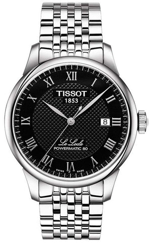Tissot T Classic Le Locle Powermatic 80 Black Dial Silver Steel Strap Watch For Women - T41.1.483.53 Buy Now By Tissot