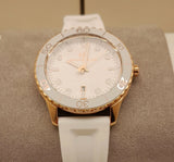 Michael Kors Runway Quartz White Dial White Rubber Strap Watch For Women - MK6853 Buy Now By Michael Kors