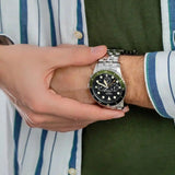 Fossil FB-01 Chronograph Black Dial Silver Steel Strap Watch for Men - FS5864 Buy Now By Fossil