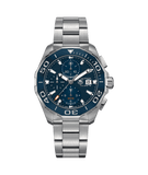 Tag Heuer Aquaracer Calibre 16 43mm Blue Dial Silver Steel Strap Watch for Men - CAY211B.BA0927 Buy Now By Tag Heuer
