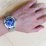 Tag Heuer Aquaracer 41mm Quartz Blue Dial Silver Steel Strap Watch for Men - WAY1112.BA0928