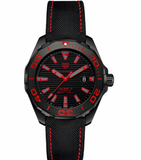 Tag Heuer Aquaracer Caliber 5 Black Dial Black Nylon Strap Watch for Men - WAY208A.FC6381 Buy Now By Tag Heuer