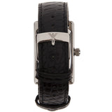 Emporio Armani Classic Black Dial Black Leather Strap Watch For Women - AR0144 Buy Now By Emporio Armani