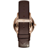 Emporio Armani Classic Brown Dial Brown Leather Strap Watch For Men - AR0383 Buy Now By Emporio Armani