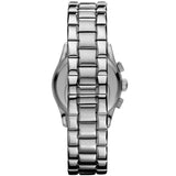 Emporio Armani Velente Chronograph Black Dial Silver Steel Strap Watch For Women - AR0674 Buy Now By Emporio Armani