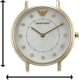 Emporio Armani Dress Analog Mother of Pearl Dial Gold Steel Strap Watch For Women - AR11007 Buy Now By Emporio Armani