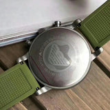 Emporio Armani Chronograph White Dial Green Rubber Strap Watch For Men - AR11022 Buy Now By Emporio Armani