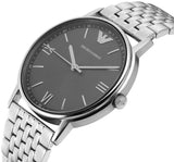 Emporio Armani Kappa Quartz Grey Dial Silver Mesh Bracelet Watch For Men - AR11068 Buy Now By Emporio Armani