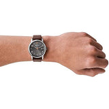 Emporio Armani Luigi Quartz Gray Dial Brown Leather Strap Watch For Men - AR11070 Buy Now By Emporio Armani