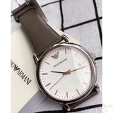 Emporio Armani Herren White Dial Brown Leather Strap Watch For Men - AR11103 Buy Now By Emporio Armani