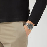 Emporio Armani Chronograph Black Dial Silver Mesh Bracelet Watch For Men - AR11104 Buy Now By Emporio Armani