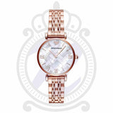 Emporio Armani Mother of Pearl Dial Rose Gold Steel Strap Watch For Women - AR11110 Buy Now By Emporio Armani