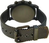 Emporio Armani Luigi Quartz Chronograph Black Dial Green Mesh Bracelet Watch For Men - AR11115 Buy Now By Emporio Armani