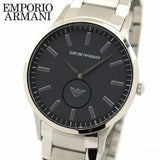 Emporio Armani Renato Quartz Black Dial Silver Steel Strap Watch For Men - AR11118 Buy Now By Emporio Armani