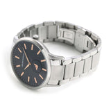 Emporio Armani Renato Blue Dial Silver Steel Strap Watch For Men - AR11137 Buy Now By Emporio Armani