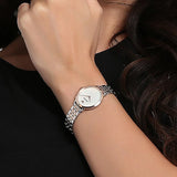 Emporio Armani Modern Slim Analog Mother of Pearl Dial Two Tone Steel Strap Watch For Women - AR11157 Buy Now By Emporio Armani