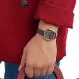 Emporio Armani Quartz Grey Dial Brown Leather Strap Watch For Women - AR11172 Buy Now By Emporio Armani