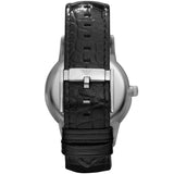 Emporio Armani Renato Analog Black Dial Black Leather Strap Watch For Men - AR11186 Buy Now By Emporio Armani