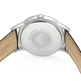 Emporio Armani Renato Analog Black Dial Black Leather Strap Watch For Men - AR11186 Buy Now By Emporio Armani