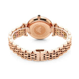 Emporio Armani Gianni T Bar Black Dial Rose Gold Steel Strap Watch For Women - AR11206 Buy Now By Emporio Armani