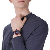 Emporio Armani Sigma Quartz Blue Dial Blue Silicone Strap Watch For Men - AR11217 Buy Now By Emporio Armani
