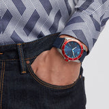 Emporio Armani Sigma Quartz Blue Dial Blue Silicone Strap Watch For Men - AR11217 Buy Now By Emporio Armani