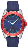 Emporio Armani Sigma Quartz Blue Dial Blue Silicone Strap Watch For Men - AR11217 Buy Now By Emporio Armani