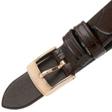 Emporio Armani Gianni T-Bar Silver Dial Brown Leather Strap Watch For Women - AR11269 Buy Now By Emporio Armani