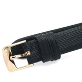 Emporio Armani Gianni T-Bar Mother of Pearl Dial Black Leather Strap Watch For Women - AR11295 Buy Now By Emporio Armani