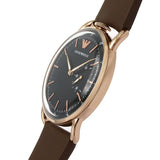 Emporio Armani Aviator Quartz Black Dial Brown Leather Strap Watch For Men - AR11337 Buy Now By Emporio Armani