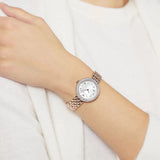 Emporio Armani Rosa Quartz Mother of Pearl White Dial Rose Gold Steel Strap Watch For Women - AR11355 Buy Now By Emporio Armani