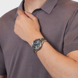 Emporio Armani Chronograph Grey Dial Two Tone Steel Strap Watch For Men - AR11391 Buy Now By Emporio Armani