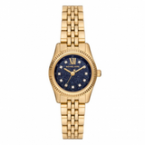 Michael Kors Lexington Three-Hand Blue Dial Gold Steel Strap Watch for Women - MK4802 Buy Now By Michael Kors
