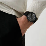 Emporio Armani Renato Chronograph Black Dial Black Nylon Strap Watch For Men - AR11457 Buy Now By Emporio Armani