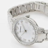 Emporio Armani Cleo Crystals Mother Of Pearl Dial Silver Steel Strap Watch For Women - AR11484 Buy Now By Emporio Armani