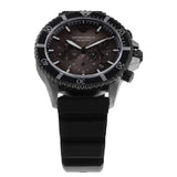 Emporio Armani Diver Chronograph Black Dial Black Silicon Strap Watch For Men - AR11515 Buy Now By Emporio Armani
