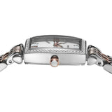 Emporio Armani Gianni T Bar White Mother Of Pearl Dial Two Tone Steel Strap Watch For Women - AR11519 Buy Now By Emporio Armani