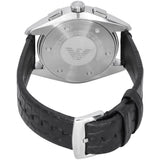 Emporio Armani Claudio Chronograph Black Dial Black Leather Strap Watch For Men - AR11542 Buy Now By Emporio Armani